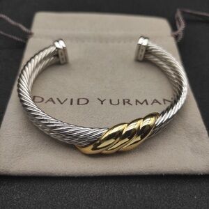 David Yurman Two-Tone Cable Bracelet